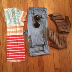 Kut from the kloth light wash Catherine boyfriend